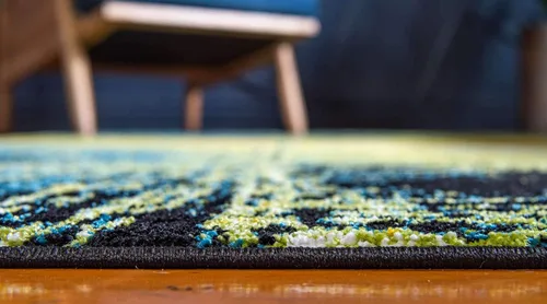 Vista 5 de Unique Loom colección Lyon - Alfombra abstracta y moderna