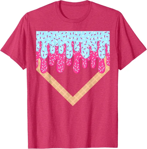 Vista 33 de Baseball Drip Boys Home Plate Ice Cream Sport Players & Fans Camiseta