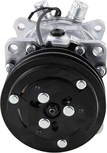 Vista 2 de Compresor universal del A/C con 2PK embrague SD 507 estilo 5H11 R134a V correa 12V