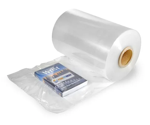 Vista 2 de PrintFinish Rollo de envoltura retráctil de 14 pulgadas x 2625 pies en el centro – calibre 100, 25 micrones (14")