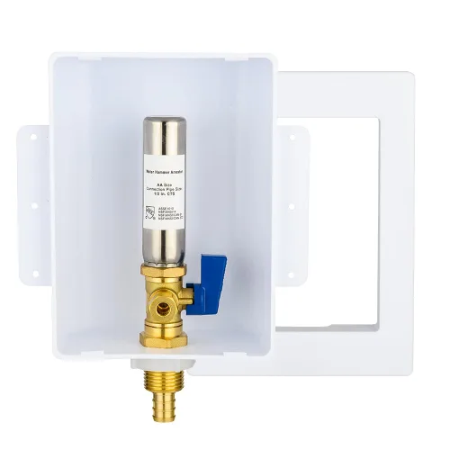 Vista 12 de EFIELD Premium Ice Maker Outlet Box,1/2-Inch Sweat (MIP) Inlet with Installed 1/4-Turn Ball Valve (Mip),(IM032) (Pack of 2)