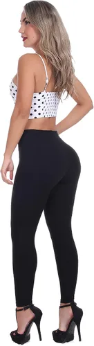 Vista 2 de Bon Bon Up - Leggings de algodón para mujer con moldeador interior y levantador de glúteos, varios estilos