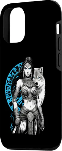 Vista 2 de Funda para iPhone 15 Mitología y fuerza The Shield Maid