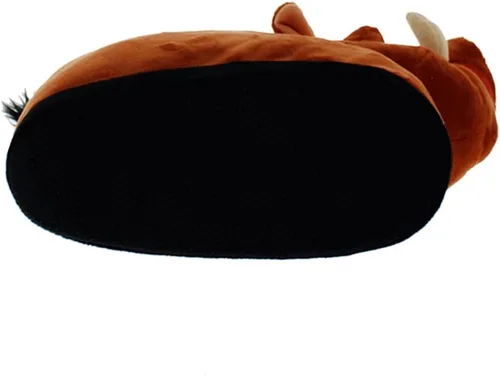 Vista 34 de Happy Feet - Pantuflas con licencia oficial de Disney y Pixar, pantuflas figurales para hombres, mujeres, niños, como se ve en Shark Tank