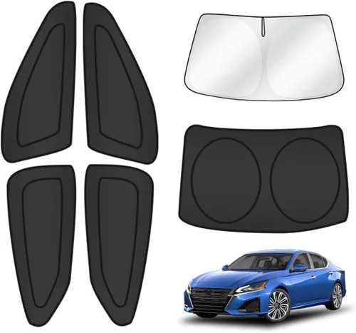 Vista 118 de T TGBROS Parasol para parabrisas para BMW X1 F48 2016 2017 2018 2019 2020 2021 2022 para ventana de automóvil, con bloqueo UV grueso y opaca