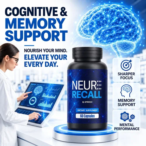 Vista 5 de (1 paquete) Neuro Recall Suplemento Píldoras para el bienestar general