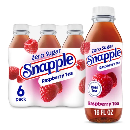 Vista 15 de Snapple Té de melocotón, botella de plástico reciclada de 16 onzas líquidas, paquete de 12