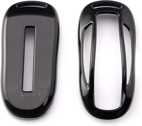 Vista 4 de Xotic Tech - Funda protectora para llave de control remoto sin llave, color negro brillante, compatible con Tesla Model X