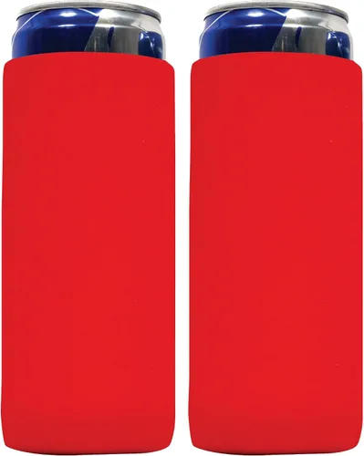 Vista 17 de QualityPerfection Fundas delgadas para enfriar latas, cerveza/energía (paquete de 6) para bebidas en blanco, 12 onzas, alta calidad, 0.157 in