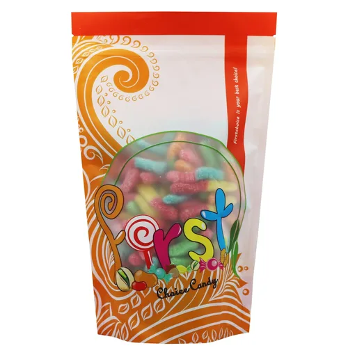 Vista 5 de FirstChoiceCandy Caramelos de goma agria (gusanos de neón, 2 libras (paquete de 1))