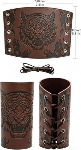 Vista 5 de GRAJTCIN Capa de disfraz de soldado guerrero espartano unisex con brazaletes para Halloween, capa medieval para cosplay
