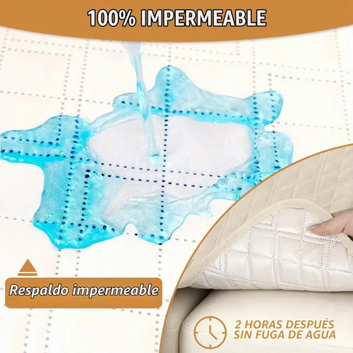 Vista 2 de Arfntevss Fundas impermeables para sofá modular en forma de L, lavable, de terciopelo, para sofá seccional, antideslizante, fundas de esquina
