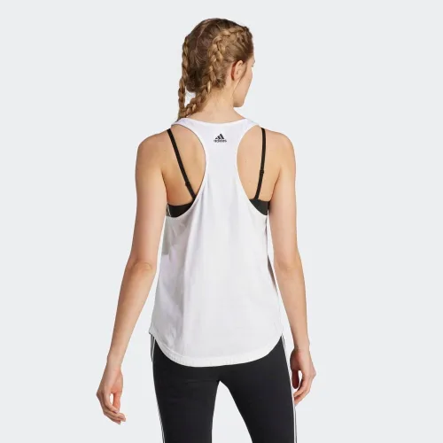 Vista 4 de Adidas Camiseta sin mangas con logotipo holgado para mujer