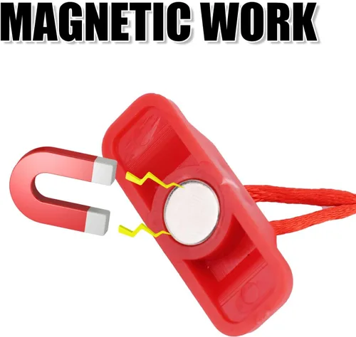Vista 3 de NQEUEPN 2pcs Treadmill Magnet Safety Key Replacement, Magnetic Safety Switch Clip Universal Treadmill Emergency Stop Magnet for Treadmills Running
