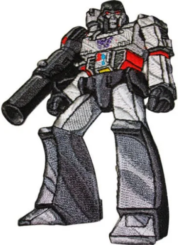 Vista 3 de Transformers OPTIMUS PRIME & MEGATRON - Parches bordados para disfraz (2 unidades)