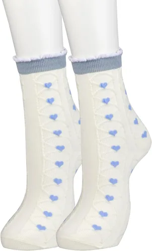Vista 9 de AFADER Calcetines coloridos para mujer, diseño de flores, divertidos, casuales, talla 6-10