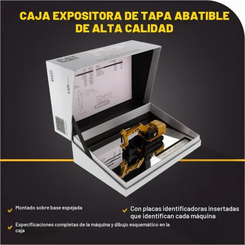 Vista 6 de Diecast Masters 1:125 Escala Modelo Cat 390F L Excavadora hidráulica, 85539