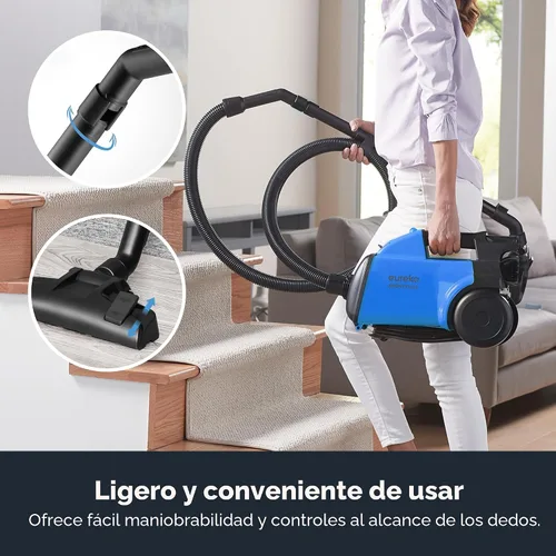 Vista 2 de Eureka Aspiradora de recipiente con bolsa, 3670H con 2 bolsas, 3670h-azul