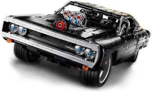 Vista 5 de LEGO Technic Fast & Furious Dom's Dodge Charger 42111 Juguete de Construcción - Kit de construcción de modelo de coche de carreras, juego