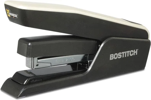 Vista 13 de Bostitch Office EZ Squeeze Engrapadora de Escritorio de Grapa Plana de 40 Hojas, Esfuerzo Reducido, Negro (B9040)