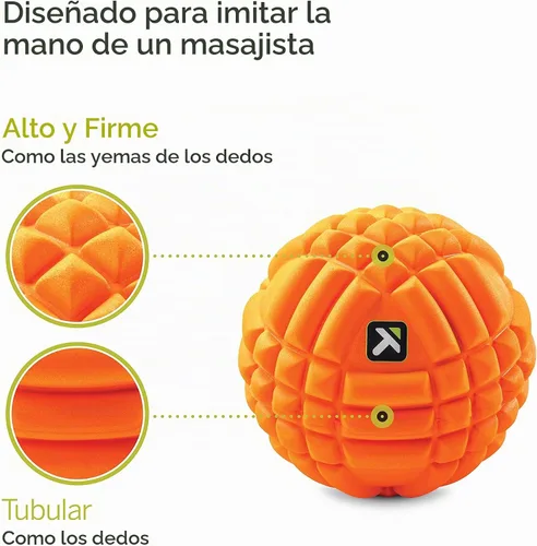 Vista 4 de TriggerPoint Grid - Bola masajeadora, pelota de espuma, 5 pulgadas