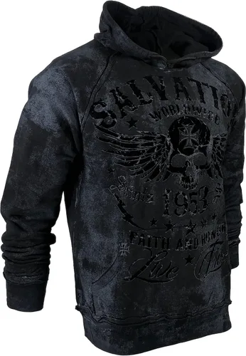 Vista 7 de Xtreme Couture Archaic by Affliction - Sudadera con capucha para hombre, color negro, Negro