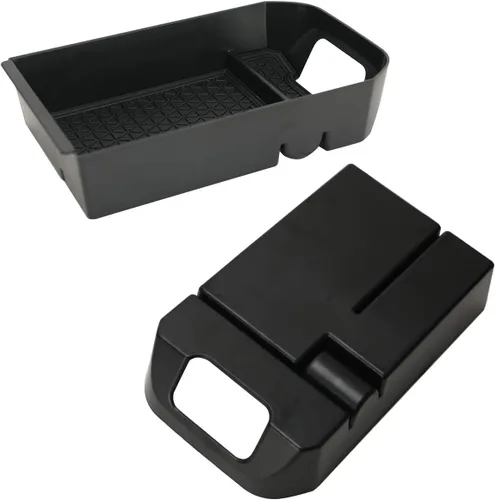 Vista 5 de D-Lumina Organizador de consola central RAV-4 - Compatible con Toyota RAV4 2019 2020 2021 2022 2023 2024 2025 - Bandeja de almacenamiento secundaria