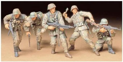 Vista 2 de TAMIYA 1/35 Alemana Front Line Infantry TAM35196 Juegos de figuras de plástico Accys