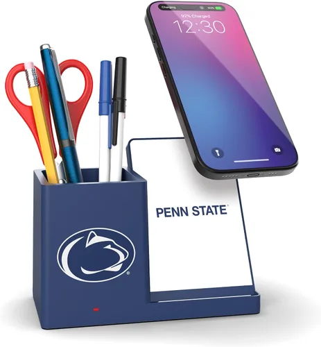 Vista 52 de SOAR NCAA - Soporte de carga inalámbrico unisex para teléfono celular y organizador de escritorio Color del