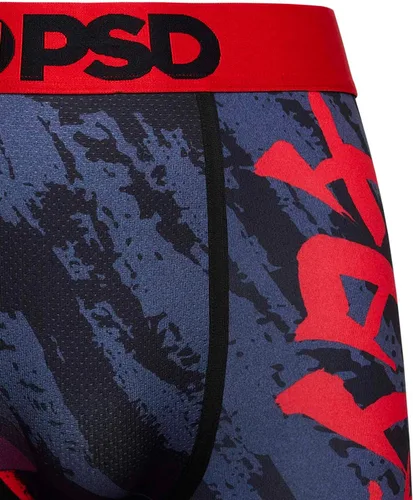 Vista 3 de PSD Calzoncillos tipo bóxer Naruto para hombre, transpirable y de apoyo con tela que absorbe la humedad, Itachi Max