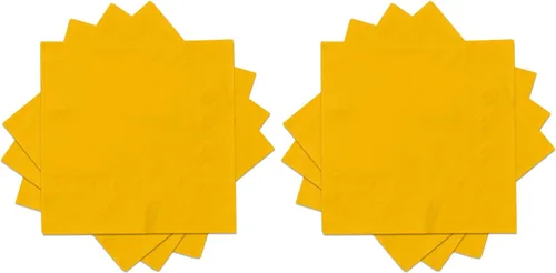 Vista 12 de Servilletas de cóctel de 3 capas, 80 unidades, servilletas de papel desechables, servilletas de cóctel de papel, servilletas de cena