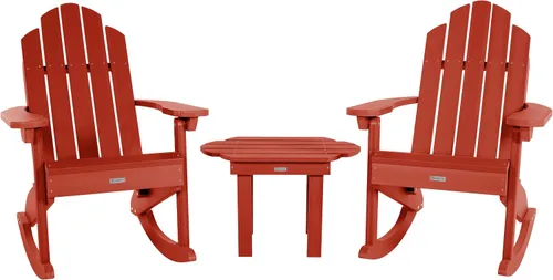 Vista 12 de Highwood Classic Westport 2 Adirondack - Mecedoras con mesa auxiliar, color negro