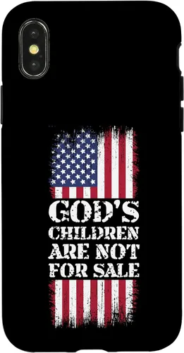 Vista 5 de God's Children are Not for Sale Funny Quote God's Children Case for iPhone 17