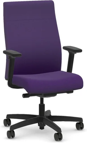 Vista 8 de HON Ignition 2.0 - Silla de oficina de tela, tapizada, brazos ajustables, silla de oficina ergonómica ejecutiva reclinable, con inclinación