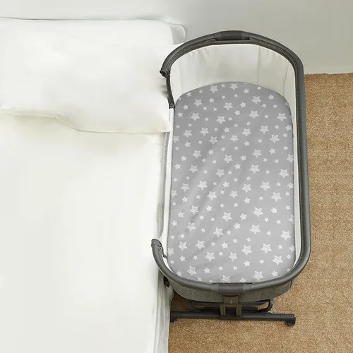 Vista 5 de Sábanas impermeables para moisés, 30 x 15 pulgadas, se adaptan a la mayoría de moisés y cunas