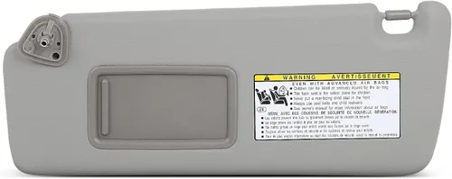 Vista 13 de SCITOO - Conjunto de visera solar para conductor lado izquierdo color beige para Hyundai Elantra sin quemacocos para modelos 2011, 2012, 2013, 2014