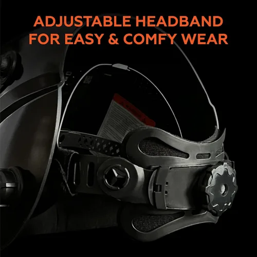 Vista 5 de Manusage Casco de soldadura con oscurecimiento automático de energía solar de color real con pantalla de visualización grande, pantalla ancha
