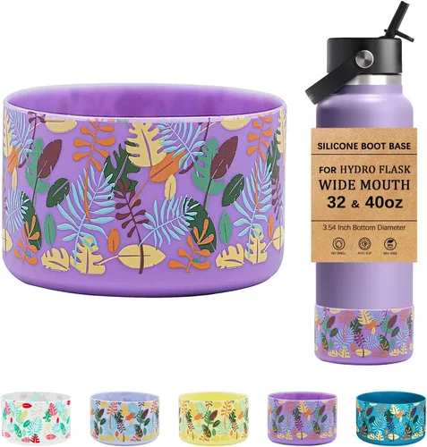 Vista 16 de HEYSKAY - Base de silicona para botella de agua Hydro Flask de boca ancha de 32 a 40 onzas
