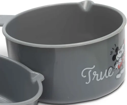 Vista 4 de Disney Mickey and Minnie Mouse - Tazas medidoras de Mickey Mouse con temática de amor adorable para cocina