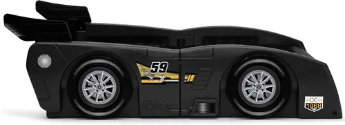 Vista 11 de Delta Children Grand Prix Race Car - Cama para niños pequeños y individuales, color negro
