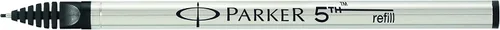 Vista 2 de Parker Quink cartucho de tinta de repuesto para plumas de tinta de 5ta generación, punta fina, color negro, (S0958790), Negro