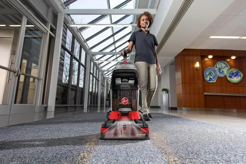 Vista 7 de Hoover Extractor de manchas PowerScrub XL comercial, máquina limpiadora de alfombras, champú vertical, removedor de manchas de grado comercial