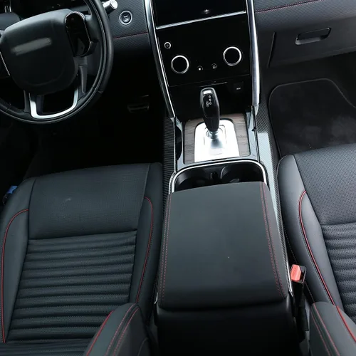 Vista 5 de YIWANG - Cubierta de repuesto para interior de coche, para Land Rover Discovery Sport 2020 2021 (fibra de carbono)