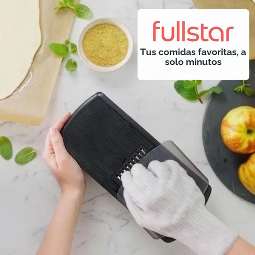 Vista 9 de Fullstar Cortador y rallador de verduras Pro Mandoline con recipiente