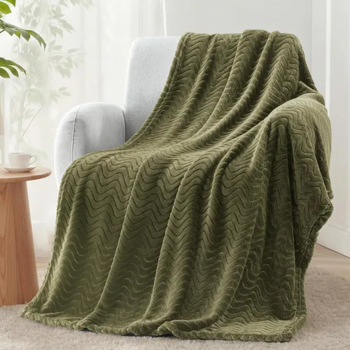 Vista 19 de Exclusivo Mezcla Large Fleece Throw Blanket for Couch, Sofa, Pink Rosa