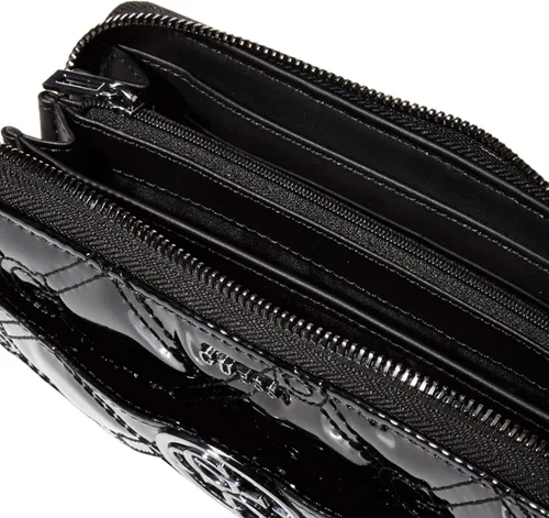 Vista 5 de GUESS Kamryn Qltd Ptnt Lrge Zp Arnd Negro talla única
