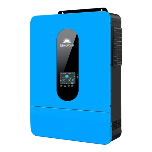 Vista 5 de SUNGOLDPOWER Kit solar fuera de la red SGM-5K5E: UL1741 5000W 48VDC 120V Inversor 5.12KWH Batería montada en la pared 6 x 200 vatios paneles solares