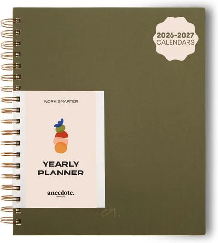 Vista 10 de Planificador Anecdote 2026: Un Planificador Mensual, Semanal y Diario 2026 para Planificar tu Éxito - Tamaño A5 Tapa Dura Comienza en Cualquier Negro