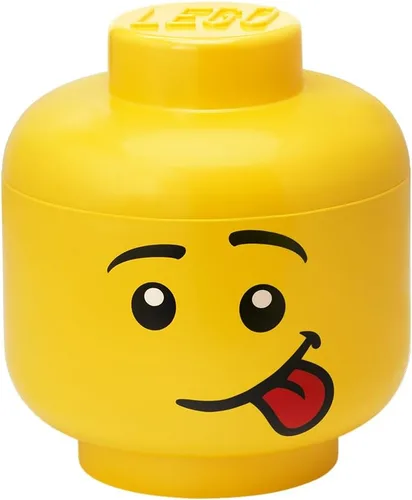 Vista 19 de LEGO - Cabezal de almacenamiento (pequeño), caja de almacenamiento de Amarillo brillante