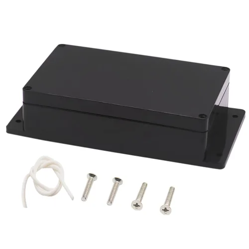 Vista 26 de Zulkit Caja de conexiones de plástico ABS a prueba de polvo, impermeable, IP65, cajas eléctricas universales, carcasa para proyectos con oreja fija